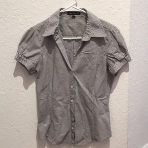 Express women medium fitted business shirt